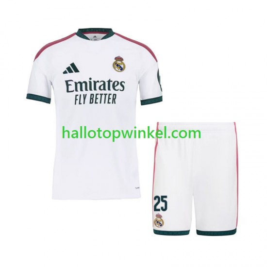 Real Madrid Voetbalshirt Yan Diomande 25 Kleuters/Kids Thuis Tenue 2026-2027 Korte Mouw