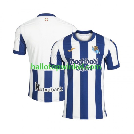 Real Sociedad Voetbalshirt Heren Thuis Tenue 2026-2027 Korte Mouw