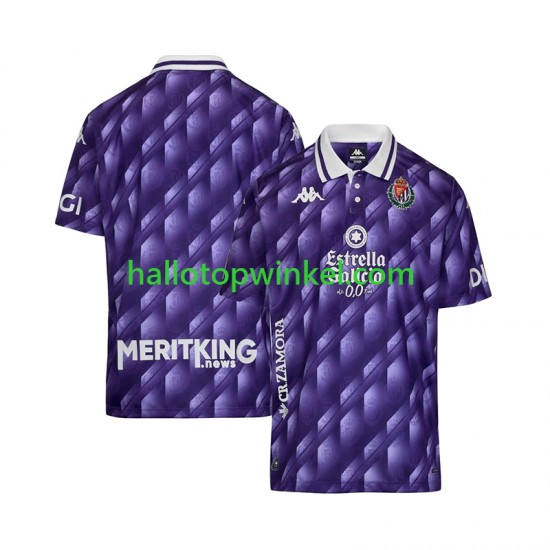 Real Valladolid Voetbalshirt Retro Heren Thuis Tenue 2025-2026 Korte Mouw