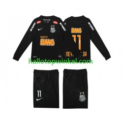 Voetbalshirt Santos NEYMAR JR 11 Classic 2012 2013 Retro Kleuters/Kids Uit Tenue Lange Mouw