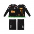 Voetbalshirt Santos NEYMAR JR 11 Classic 2012 2013 Retro Kleuters/Kids Uit Tenue Lange Mouw