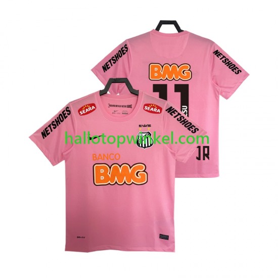 Voetbalshirt Santos Neymar JR 11 2012 2013 Retro Heren Vierde Tenue Korte Mouw