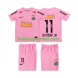 Voetbalshirt Santos Neymar JR 11 2012 2013 Retro Kleuters/Kids Vierde Tenue Korte Mouw