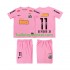 Voetbalshirt Santos Neymar JR 11 2012 2013 Retro Kleuters/Kids Vierde Tenue Korte Mouw
