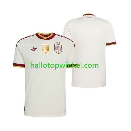 Spanje Voetbalshirt 2-star Heren Uit Tenue 2026-2027 Korte Mouw