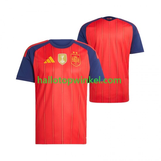 Spanje Voetbalshirt 2-star Heren Thuis Tenue 2026-2027 Korte Mouw