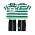Sporting CP Voetbalshirt 2000 Retro Kleuters/Kids Thuis Tenue 1999 Korte Mouw