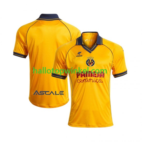 Villarreal CF Voetbalshirt Retro Heren Thuis Tenue 2025-2026 Korte Mouw