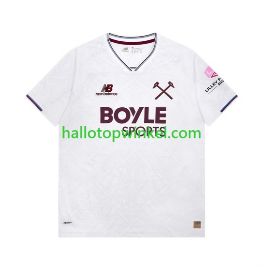 West Ham United Voetbalshirt Heren Uit Tenue 2026-2027 Korte Mouw