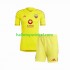 AS Roma Voetbalshirt Doelman Kleuters/Kids Thuis Tenue 2023-2024 Korte Mouw