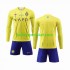 Voetbalshirt Al-Nassr Kleuters/Kids Thuis Tenue 2023-2024 Lange Mouw