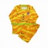 Atlético Madrid Voetbalshirt Orangecolor Doelman Kleuters/Kids 2023-2024 Lange Mouw