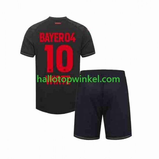 Bayer 04 Leverkusen Voetbalshirt Florian Wirtz 10 Kleuters/Kids Thuis Tenue 2023-2024 Korte Mouw