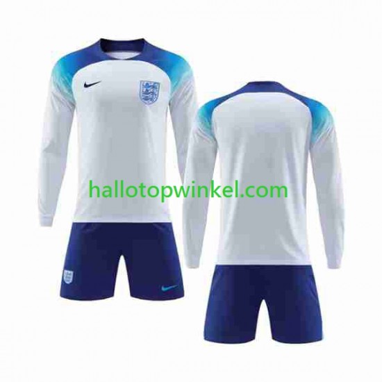 Engeland Voetbalshirt Kleuters/Kids Thuis Tenue WK 2022 Lange Mouw