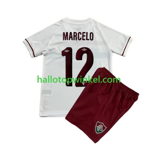 Fluminense Voetbalshirt Marcelo 12 Kleuters/Kids Uit Tenue 2023-2024 Korte Mouw