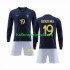 Frankrijk Voetbalshirt Benzema 19 Kleuters/Kids Thuis Tenue WK 2022 Lange Mouw