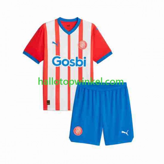 Voetbalshirt Girona Kleuters/Kids Thuis Tenue 2023-2024 Korte Mouw