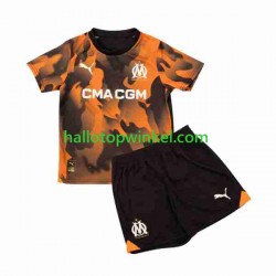 Olympique Marseille Voetbalshirt Kleuters/Kids Derde Tenue 2023-2024 Korte Mouw