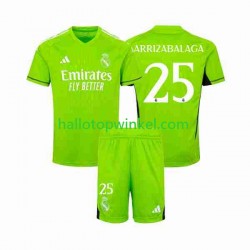 Real Madrid Voetbalshirt Kepa Arrizabalaga 25 Doelman Kleuters/Kids Thuis Tenue 2023-2024 Korte Mouw