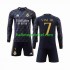 Real Madrid Voetbalshirt Vini Jr 7 Kleuters/Kids Uit Tenue 2023-2024 Lange Mouw