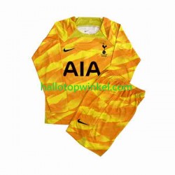 Tottenham Hotspur Voetbalshirt Orangecolor Doelman Kleuters/Kids Uit Tenue 2023-2024 Lange Mouw