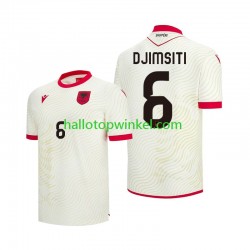 Albanië Voetbalshirt Berat Djimsiti 6 Heren Uit Tenue WK 2026 Korte Mouw