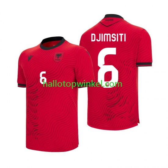 Albanië Voetbalshirt Berat Djimsiti 6 Heren Thuis Tenue WK 2026 Korte Mouw