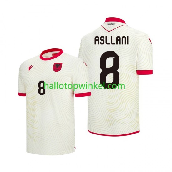Albanië Voetbalshirt Kristjan Asllani 8 Heren Uit Tenue WK 2026 Korte Mouw