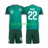 Algerije Voetbalshirt Ibrahim Maza 22 Kleuters/Kids Uit Tenue 2026 Korte Mouw
