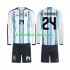 Argentinië Voetbalshirt Enzo Fernandez 24 Kleuters/Kids Thuis Tenue WK 2026 Lange Mouw