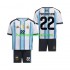Argentinië Voetbalshirt Franco Mastantuono 22 Kleuters/Kids Thuis Tenue WK 2026 Korte Mouw