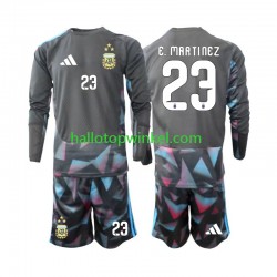 Argentinië Voetbalshirt Emiliano Martinez 23 Doelman Kleuters/Kids Thuis Tenue WK 2026 Lange Mouw