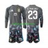 Argentinië Voetbalshirt Emiliano Martinez 23 Doelman Kleuters/Kids Thuis Tenue WK 2026 Lange Mouw