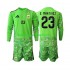 Argentinië Voetbalshirt Emiliano Martinez 23 Doelman Kleuters/Kids Derde Tenue WK 2026 Lange Mouw