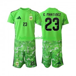 Argentinië Voetbalshirt Emiliano Martinez 23 Doelman Kleuters/Kids Derde Tenue WK 2026 Korte Mouw