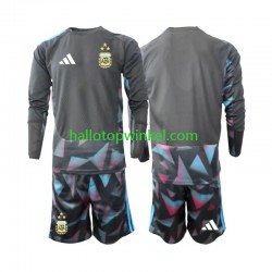Argentinië Voetbalshirt Doelman Kleuters/Kids Thuis Tenue WK 2026 Lange Mouw
