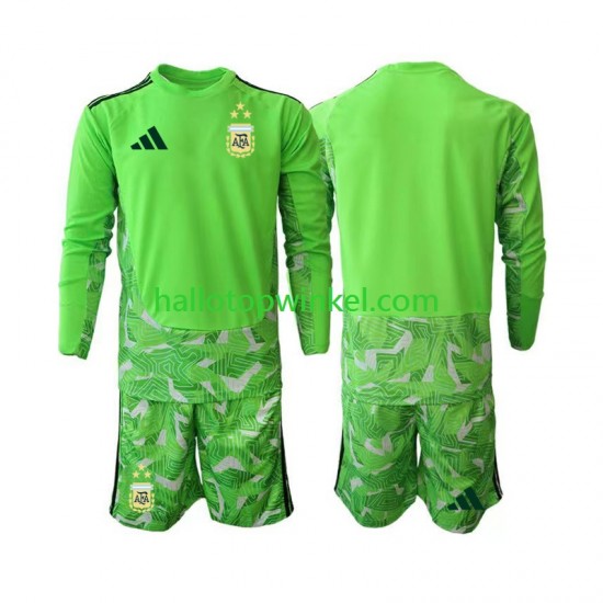 Argentinië Voetbalshirt Doelman Kleuters/Kids Derde Tenue WK 2026 Lange Mouw
