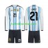 Argentinië Voetbalshirt Jose Manuel Lopez 21 Kleuters/Kids Thuis Tenue WK 2026 Lange Mouw