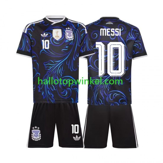 Argentinië Voetbalshirt Lionel Messi 10 Kleuters/Kids Uit Tenue WK 2026 Korte Mouw