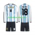 Argentinië Voetbalshirt Nico Paz 18 Kleuters/Kids Thuis Tenue WK 2026 Lange Mouw