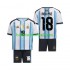 Argentinië Voetbalshirt Nico Paz 18 Kleuters/Kids Thuis Tenue WK 2026 Korte Mouw