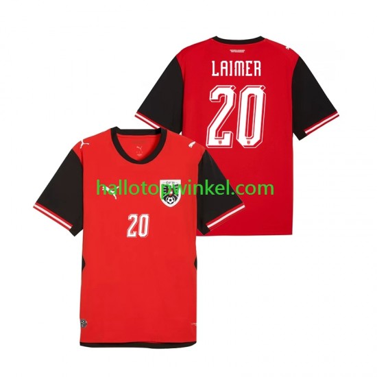 Oostenrijk Voetbalshirt Konrad Laimer 20 Heren Thuis Tenue WK 2026 Korte Mouw