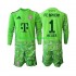 FC Bayern München Voetbalshirt Manuel Neuer 1 Doelman Kleuters/Kids Thuis Tenue 2026-2027 Lange Mouw