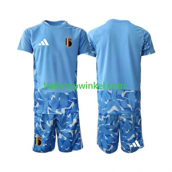 België Voetbalshirt Doelman Kleuters/Kids Thuis Tenue WK 2026 Korte Mouw