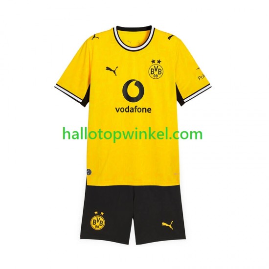 Borussia Dortmund Voetbalshirt Kleuters/Kids Thuis Tenue 2026-2027 Korte Mouw