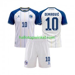 Bosnië Herzegovina Voetbalshirt Ermedin Demirovic 10 Kleuters/Kids Uit Tenue WK 2026 Korte Mouw