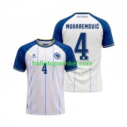 Bosnië Herzegovina Voetbalshirt Tarik Muharemovic 4 Heren Uit Tenue WK 2026 Korte Mouw