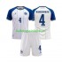Bosnië Herzegovina Voetbalshirt Tarik Muharemovic 4 Kleuters/Kids Uit Tenue WK 2026 Korte Mouw