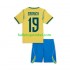 Brazilië Voetbalshirt Endrick 19 Kleuters/Kids Thuis Tenue WK 2026 Korte Mouw