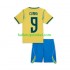 Brazilië Voetbalshirt Matheus Cunha 9 Chidlren Thuis Tenue WK 2026 Korte Mouw